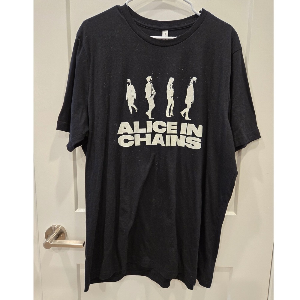 Alice In Chains North American Tour 2019 T-Shirt Black XXL Graphic Band Tee